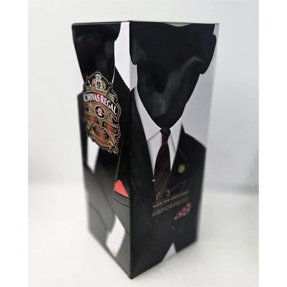 Chivas Regal Blended Scotch Whisky Made for Gentlemen Ltd Edition Tin Empty 2013